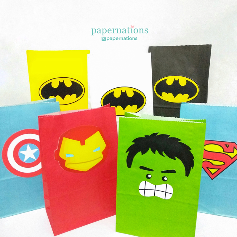 Standing Bags - Superheroes